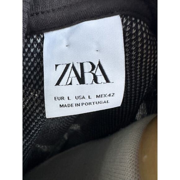 Zara man Printed fur sweatshirt SWEATER Star print size Large - Picture 8 of 10